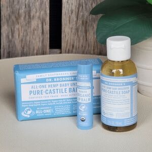 Dr. Bronner's Pure-Castile Soap and Lip Balm Set